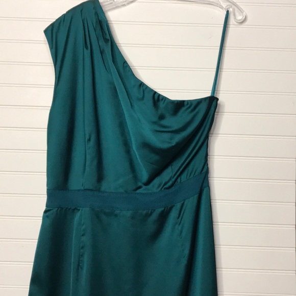 Banana Republic Dresses & Skirts - Beautiful teal one shoulder dress